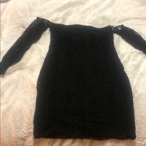 Black mini dress size small